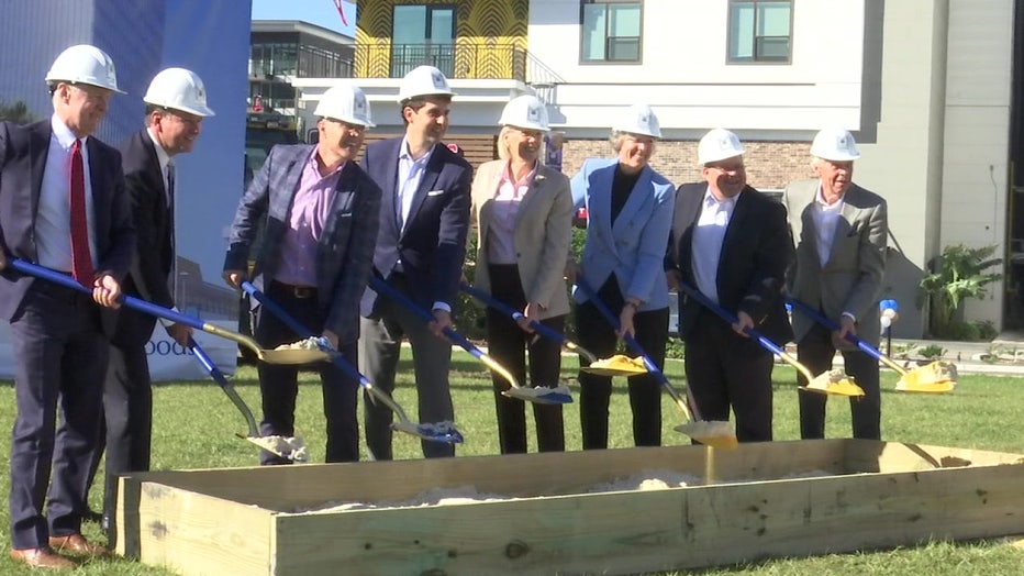 Tampa leaders break ground on Midtown East. 