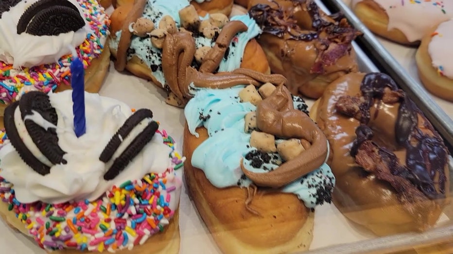 The FIVE-O Donut Company makes simple donuts and 'crazy' creations you can't get every day.