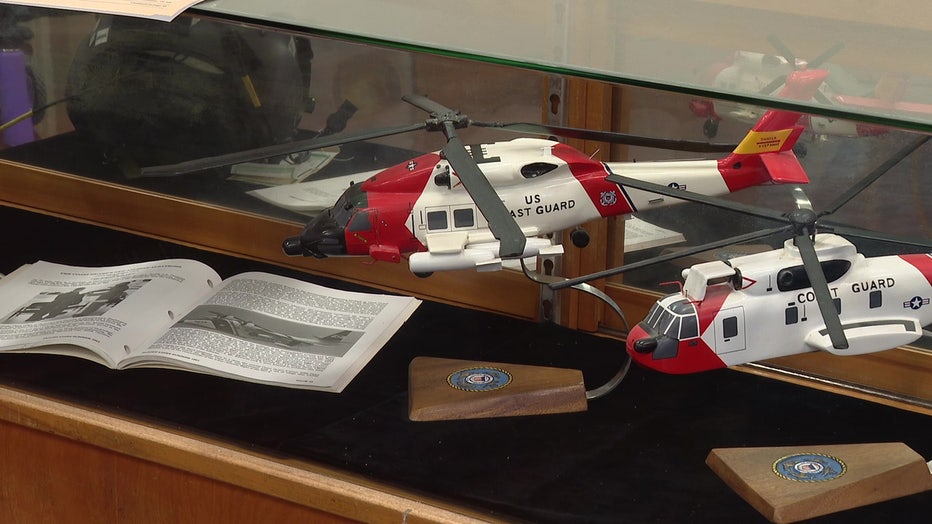 The exhibit celebrates the history, notable events, missions, and rescues.