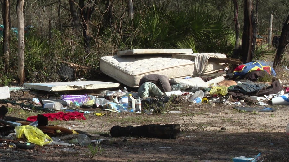 A Lake Wales resident is upset over trash being dumped illegally near his home. 