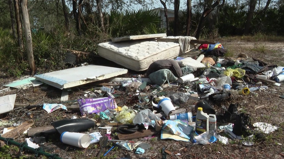 The Polk County Sheriff's Office is investigating illegal dumping in Lake Wales. 
