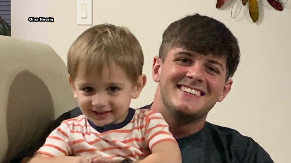 Michael Hoerig and his nephew.