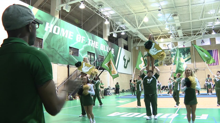 Before Guadagnino took over, USF cheerleaders hadn't seen competition in 13 years. 