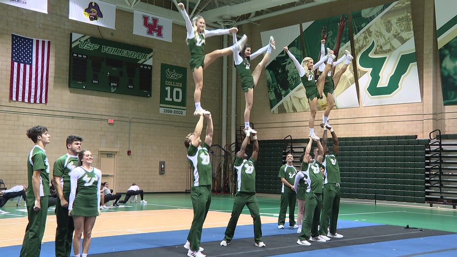 Gillian Guadagnino has been coaching cheerleaders at USF for seven years. 