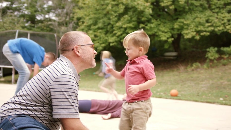 File image of a man with a child.