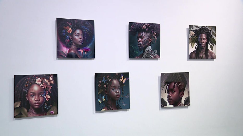 "Imagine Blackness" was created by McArthur Freeman II using artificial intelligence.