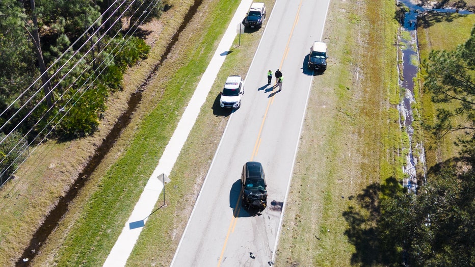 The Florida Highway Patrol is investigating a crash that killed a man early Saturday morning. A 27-year-old man was killed in a crash in Osceola County that deputies say was caused by felons fleeing from a Davenport house party. Credit: Ciara Perez