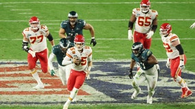 Super Bowl field turned into a giant slip and slide