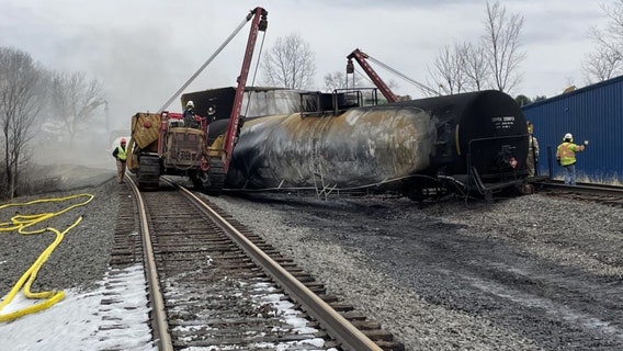 Buttigieg urges railroads to improve safety changes after fiery Ohio derailment