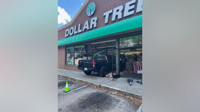 Pickup truck slams through Polk County Dollar Tree