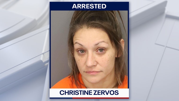 Christine Zervos mugshot courtesy of the Pinellas County Sheriff's Office.