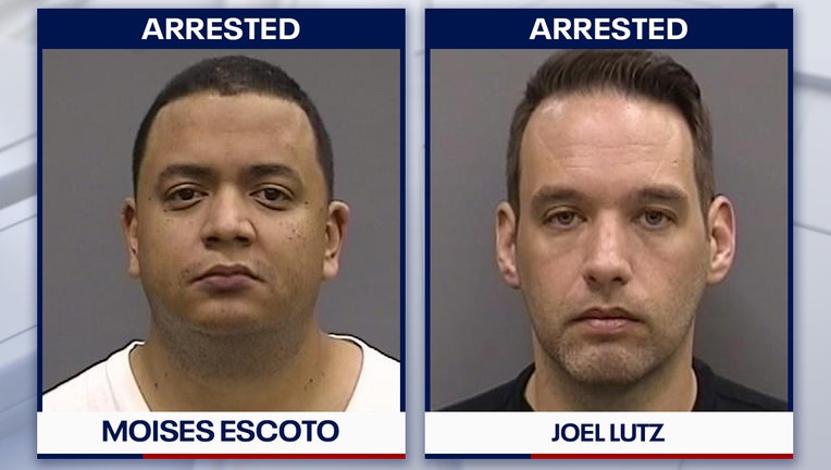 Moises Escoto and Joel Lutz mugshots courtesy of the Hillsborough County Sheriff's Office. 