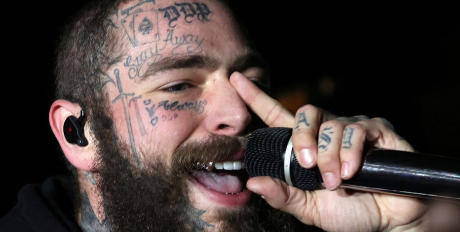 Post Malone Found Room for a New Face Tattoo