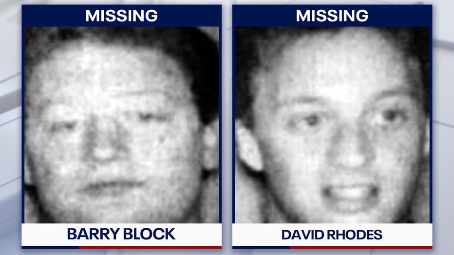 Barry Block and David Rhodes disappeared from a South Florida apartment building in 1988. Images are courtesy of the Charley Project. 