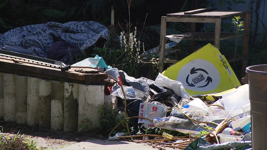 For five years, residents have complained about the trash and smell coming from the home. 