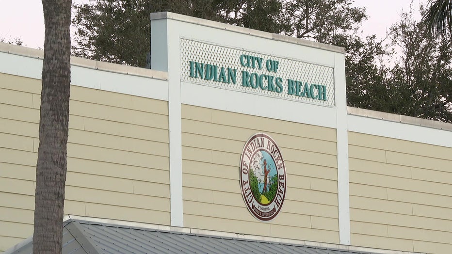 Exterior of Indian Rocks Beach city hall. 