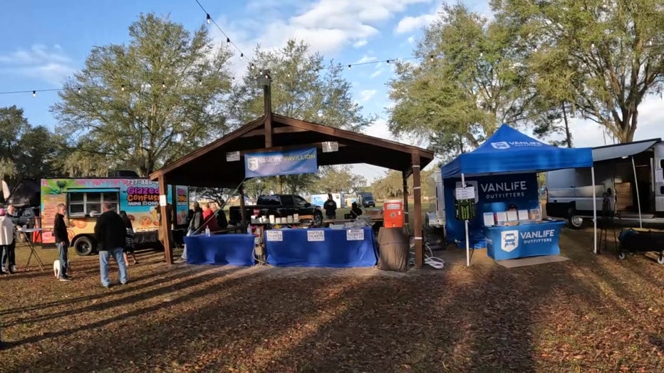 Approximately 500 people gathered in Dade City for the first-ever Vanlife Gathering. 