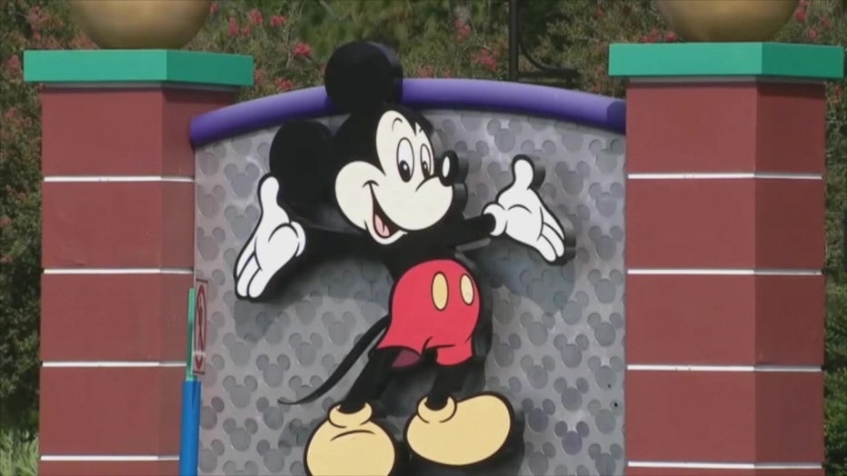 Mickey Mouse image at Disney World.