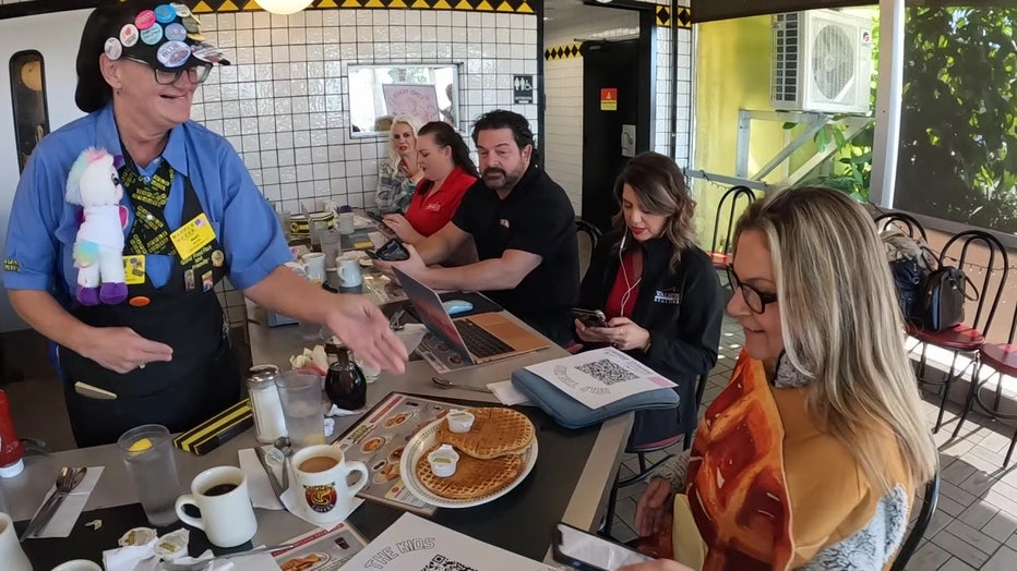 Realtors with the Walseth Real Estate team are participating in the Waffle House Challenge to raise money for charity. 
