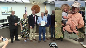 Veteran honored for finding missing Brooksville toddler lost in woods