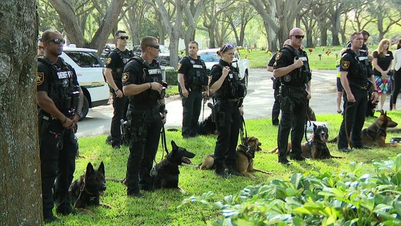 ‘It’s heartbreaking’: Memorial service honors fallen K-9 officers in Pinellas County