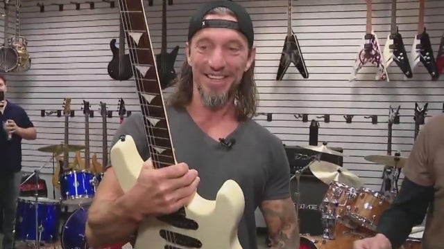 Half of the Warren Brothers reunited with his first guitar he lost 30 years ago in Tampa