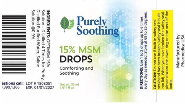 Eye drops recalled over non-sterility: FDA