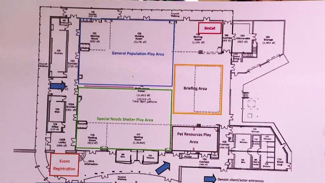 Hurricane shelter operations run drills in case of evacuation orders