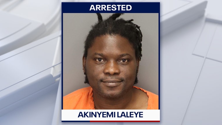 Akinyemi Laleye mugshot courtesy of the Pinellas County Sheriff's Office. 