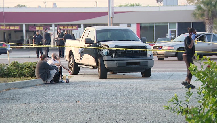 A pickup truck hit and killed a bicyclist on Fowler Ave Wednesday morning, according to police. 