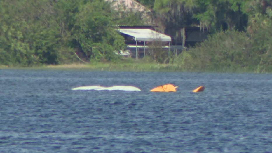 Both planes remained in the water on Wednesday morning.