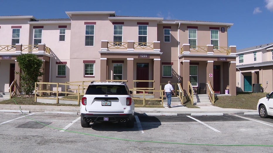 Sixteen new townhomes have been built at New Life Village.