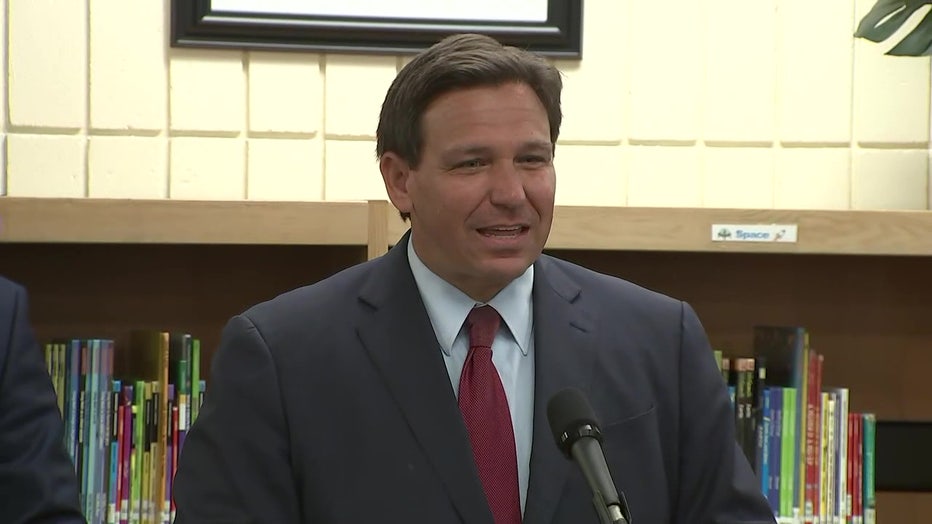 File image of Florida Governor Ron DeSantis.