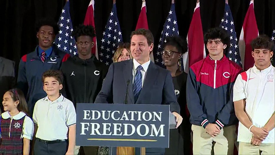 Governor Ron DeSantis Quickly Signs Voucher Expansion | FOX 13 Tampa Bay