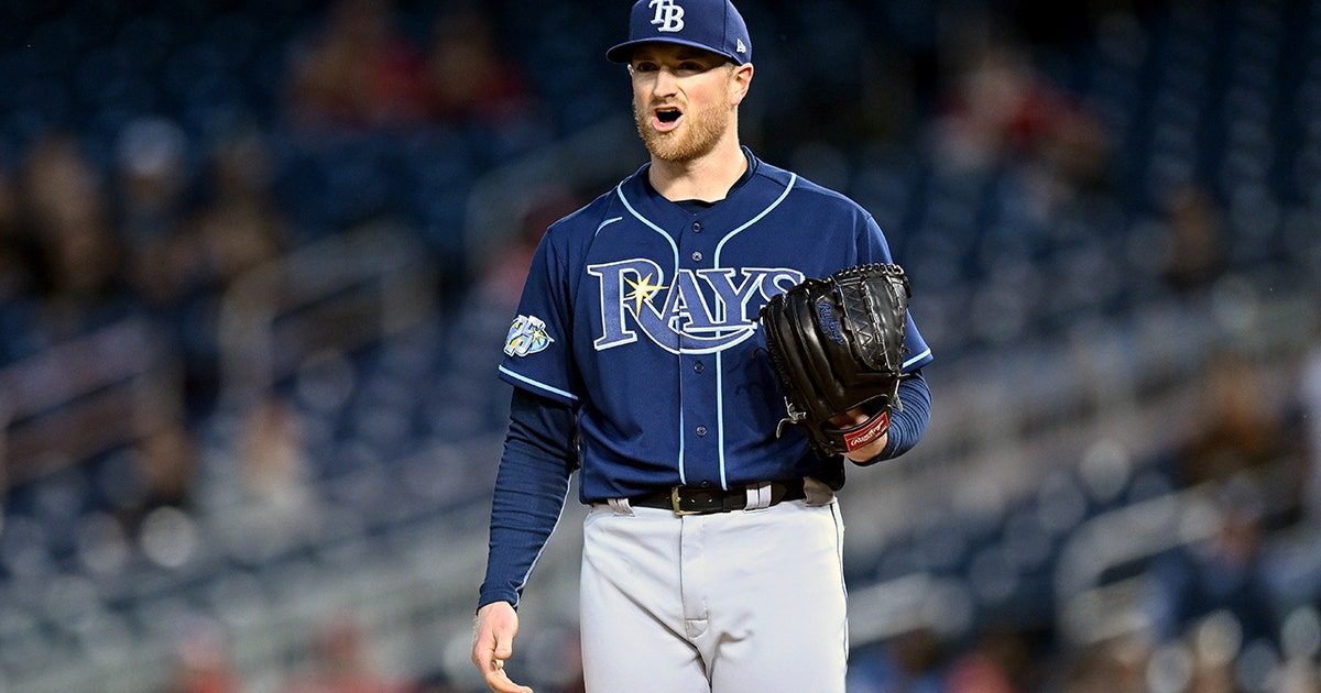Rays 4-0 for 1st time, Rasmussen beats Nationals 6-2 | FOX 13 Tampa Bay