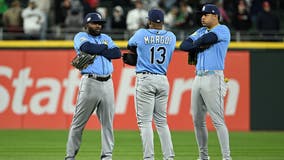 Rays end Lynn's no-hit bid in 7th, beat White Sox 12-3