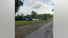 Kayaker airlifted to hospital after nearly drowning at Byster Lake