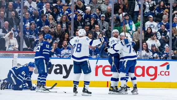 Lightning send series back to Tampa, beat Maple Leafs 4-2