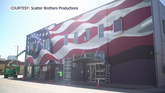 New mural emerges in downtown St. Pete