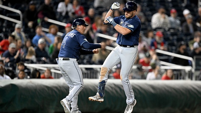 Rays hit 3 HRs in 9th, rally past Nats 10-6 for 5-0 start