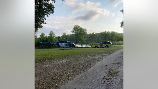 Kayaker airlifted to hospital after nearly drowning at Byster Lake