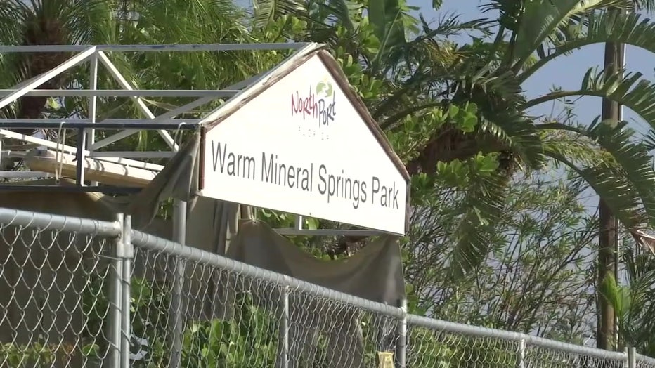 Hurricane Ian damaged Warm Mineral Springs Park forcing it to close for months. 