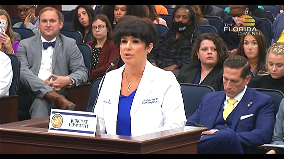 Healthcare worker speaks about workplace violence. 