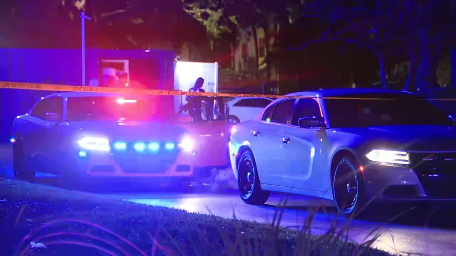 Investigators outside scene where Door Dash driver was sexually battered after being kidnapped from a hotel.