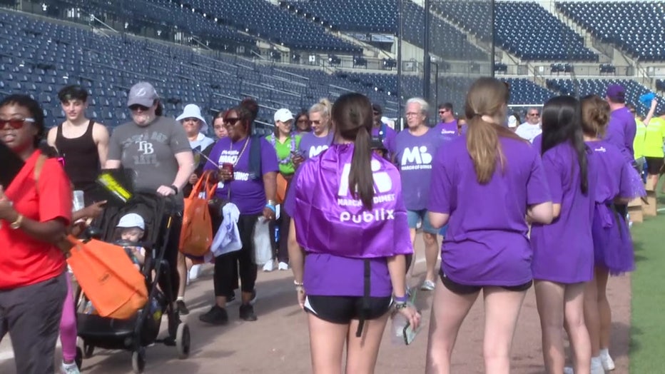 Walkers raise money for the March of Dimes.