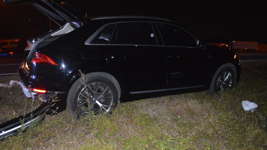 2020 Audi SUV found on I-75 is courtesy of the Florida Highway Patrol. 