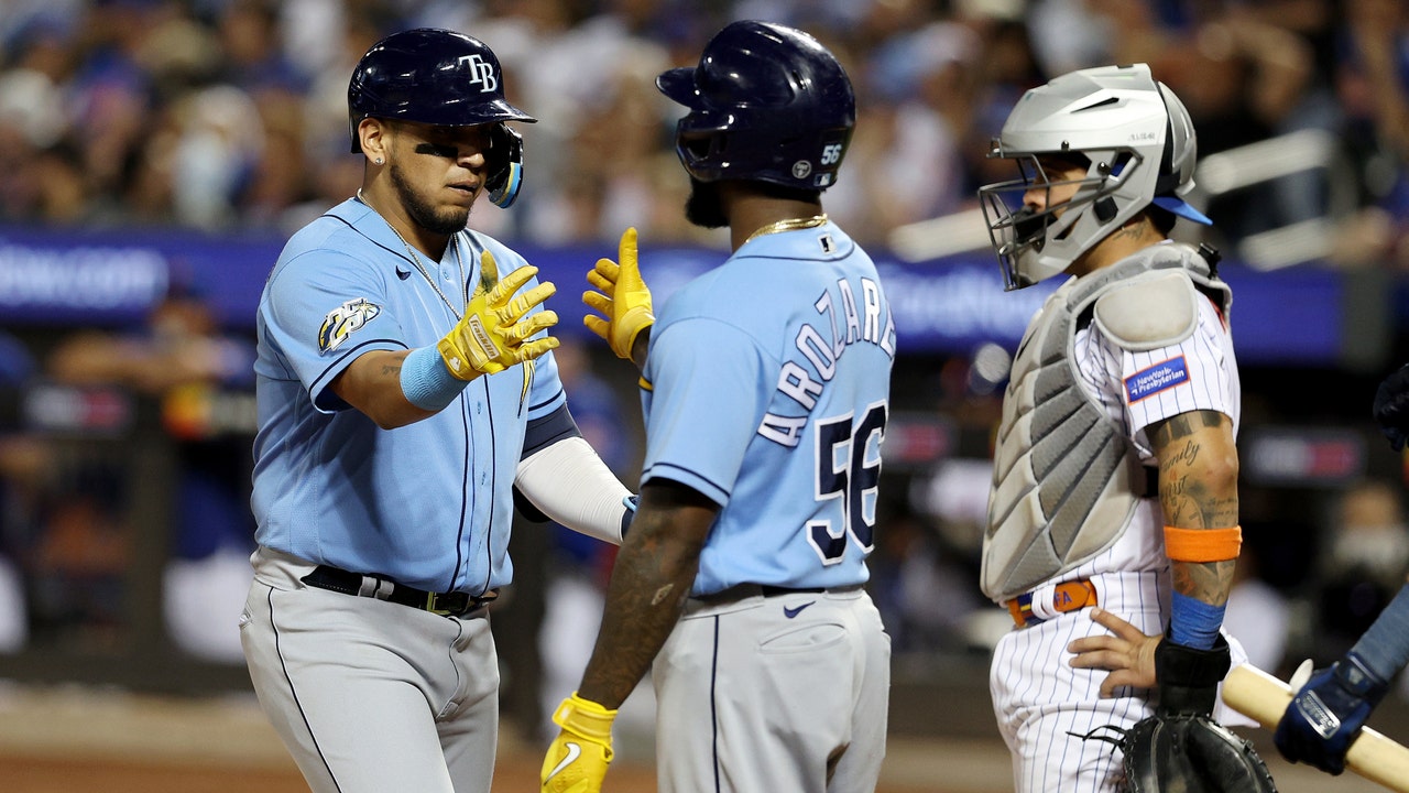 Jose Siri of the Tampa Bay Rays in the sixth inning during game one News  Photo - Getty Images