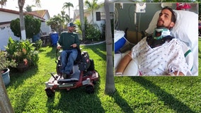 Paralyzed Ruskin man starts lawn business despite disability