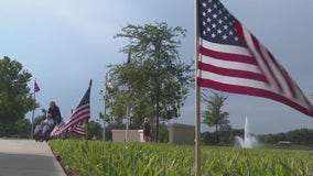 Community gathers to remember service members at Crest Lake Park