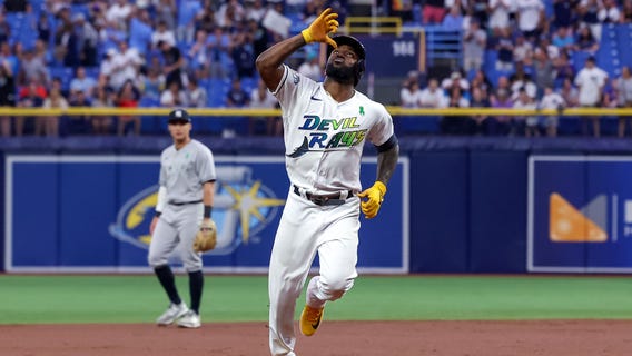 Arozarena homers, hit by 2 pitches as Rays beat Yankees 5-4